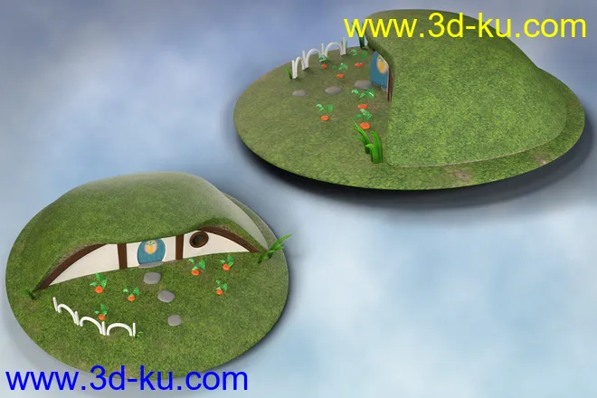 Storybook Rabbit House模型的图片6