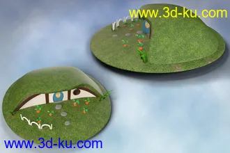 3D打印模型Storybook Rabbit House的图片