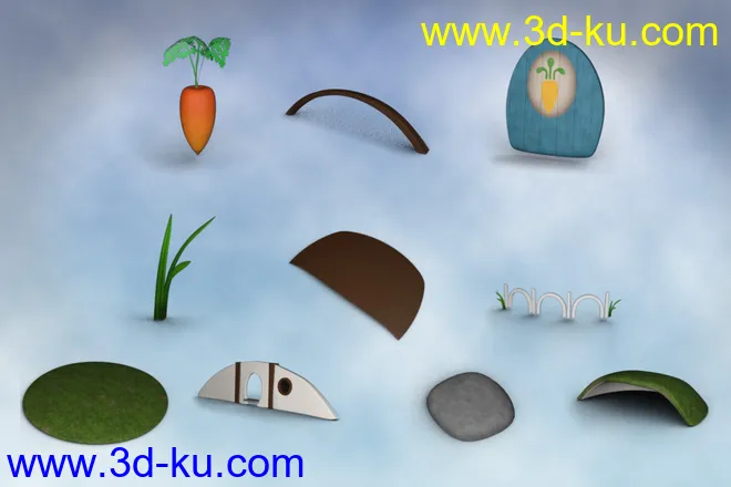 Storybook Rabbit House模型的图片7