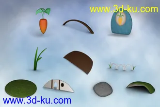 3D打印模型Storybook Rabbit House的图片