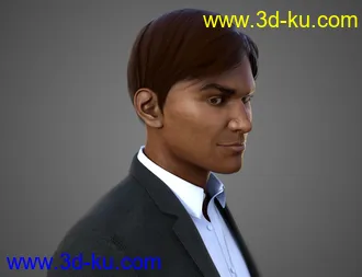 3D打印模型Strictly Business Hair for Genesis 8 Male的图片