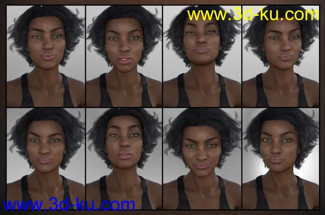 Strong Woman - Expressions for Monique 8模型的图片5