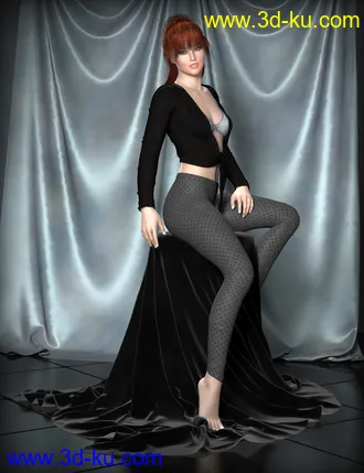 3D打印模型Studio Drapes - High Stools的图片