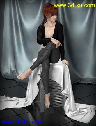 3D打印模型Studio Drapes - High Stools的图片