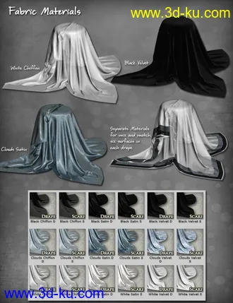 3D打印模型Studio Drapes - High Stools的图片