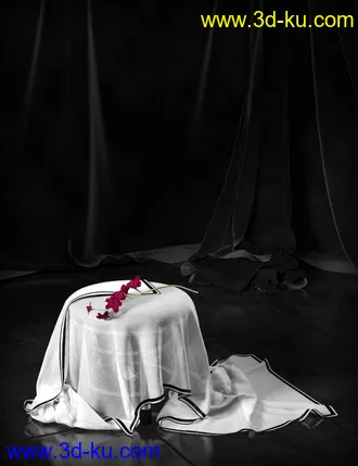 3D打印模型Studio Drapes - Low Stools的图片