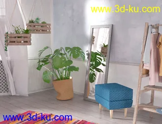 3D打印模型Summer Mood Bedroom的图片