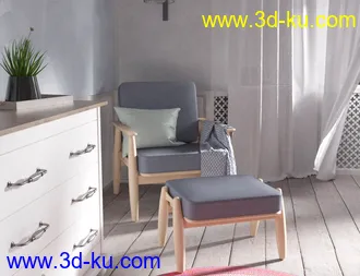 3D打印模型Summer Mood Bedroom的图片