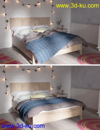 3D打印模型Summer Mood Bedroom的图片