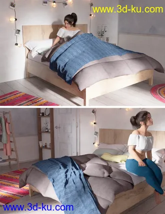 3D打印模型Summer Mood Bedroom的图片