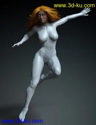 3D打印模型Super Hero Suit for Genesis 8 Female(s)的图片