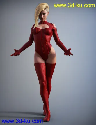 3D打印模型Super Hero Suit for Genesis 8 Female(s)的图片