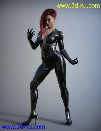 3D打印模型Super Hero Suit for Genesis 8 Female(s)的图片