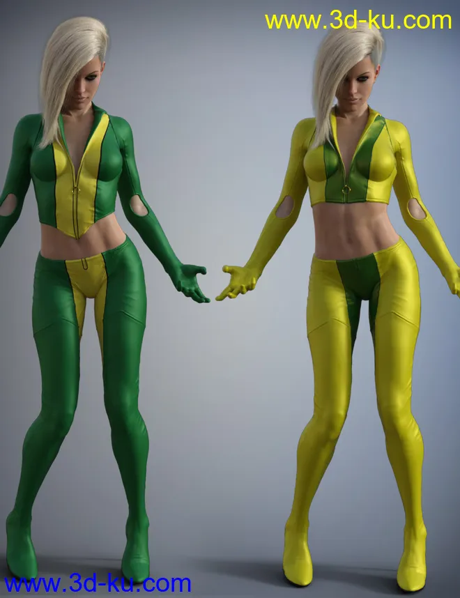 Super Hero Suit for Genesis 8 Female(s)模型的图片5