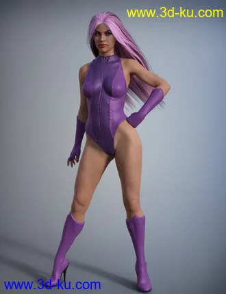 3D打印模型Super Hero Suit for Genesis 8 Female(s)的图片
