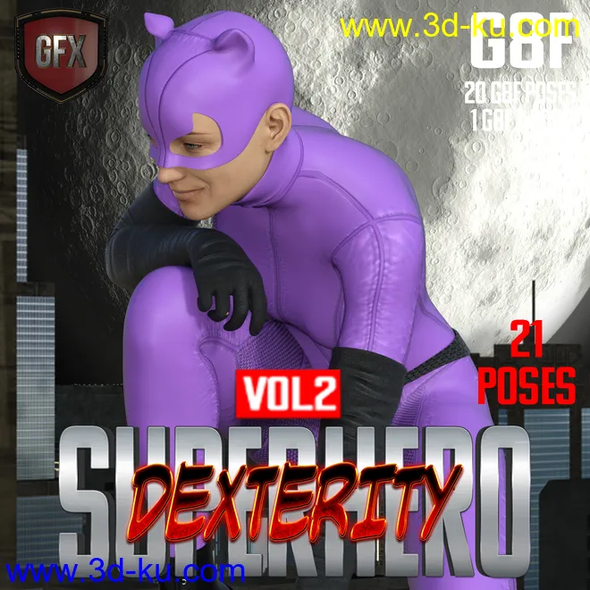 SuperHero Dexterity for G8F Volume 2模型的图片1