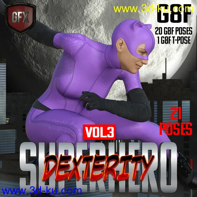 SuperHero Dexterity for G8F Volume 3模型的图片1