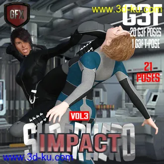 3D打印模型SuperHero Impact for G3F Volume 3的图片