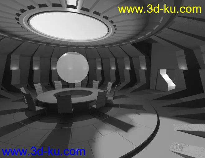 Supervillain Conference Room模型的图片9