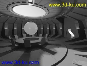 3D打印模型Supervillain Conference Room的图片