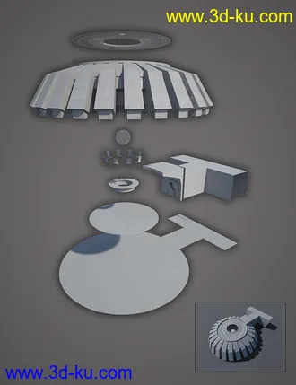 3D打印模型Supervillain Conference Room的图片