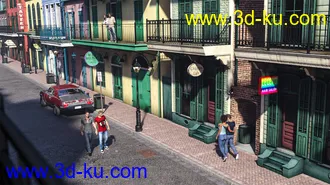 3D打印模型SW French Quarter - Chrizzler's Corner的图片