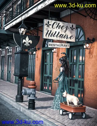 3D打印模型SW French Quarter - Chrizzler's Corner的图片