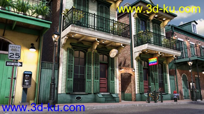 SW French Quarter - Chrizzler's Corner模型的图片6
