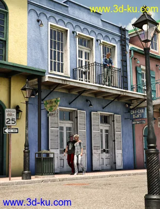 3D打印模型SW French Quarter - Chrizzler's Corner的图片