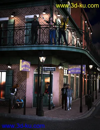 3D打印模型SW French Quarter - Chrizzler's Corner的图片