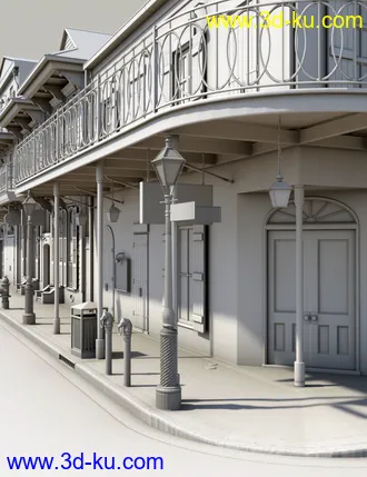 3D打印模型SW French Quarter - Chrizzler's Corner的图片