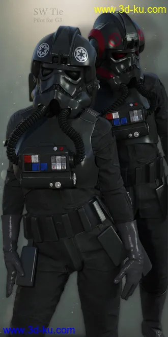 3D打印模型SW Tie Pilot for G3的图片