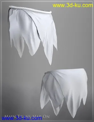 3D打印模型Swamp Loincloth for Genesis 8 Male(s)的图片