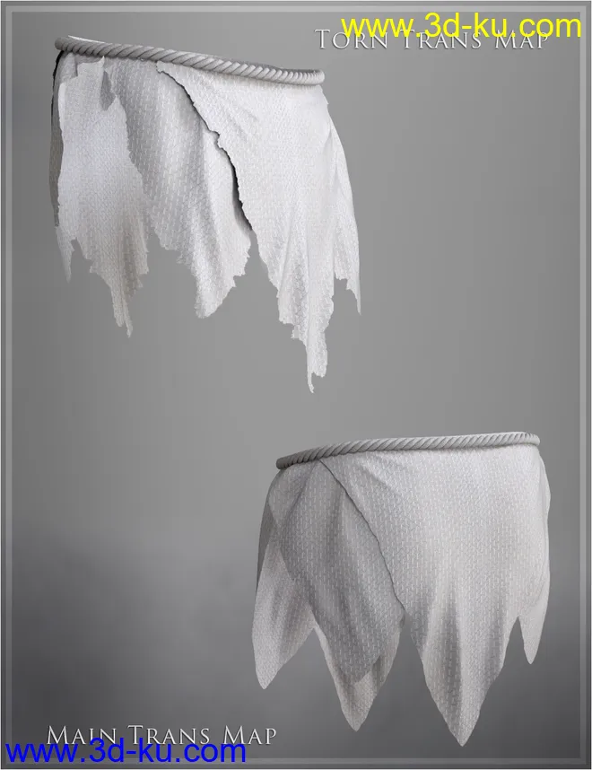 Swamp Loincloth for Genesis 8 Male(s)模型的图片6
