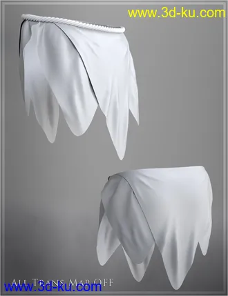 3D打印模型Swamp Loincloth for Genesis 8 Male(s)的图片