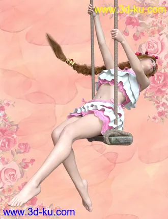 3D打印模型Swing Poses for Genesis 8 Female的图片