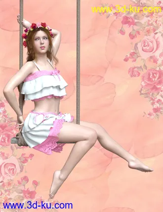 3D打印模型Swing Poses for Genesis 8 Female的图片