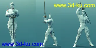 Sword Sworn Poses Expressions and Prop for Genesis 8模型的图片7