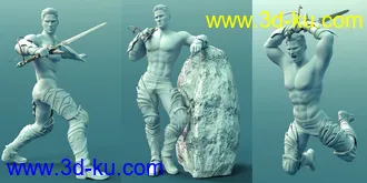 Sword Sworn Poses Expressions and Prop for Genesis 8模型的图片8