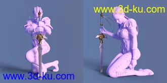 Sword Sworn Poses Expressions and Prop for Genesis 8模型的图片15
