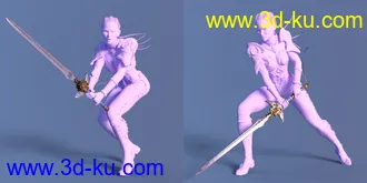 Sword Sworn Poses Expressions and Prop for Genesis 8模型的图片17