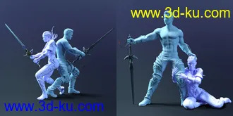 Sword Sworn Poses Expressions and Prop for Genesis 8模型的图片19
