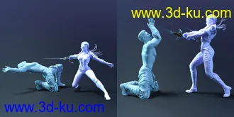 Sword Sworn Poses Expressions and Prop for Genesis 8模型的图片20