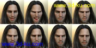 Sword Sworn Poses Expressions and Prop for Genesis 8模型的图片22