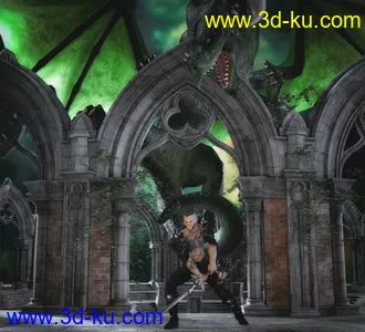 Sword Sworn Poses Expressions and Prop for Genesis 8模型的图片26