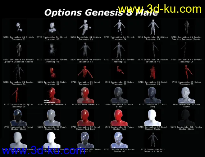 SY Invisible for Genesis 8模型的图片10
