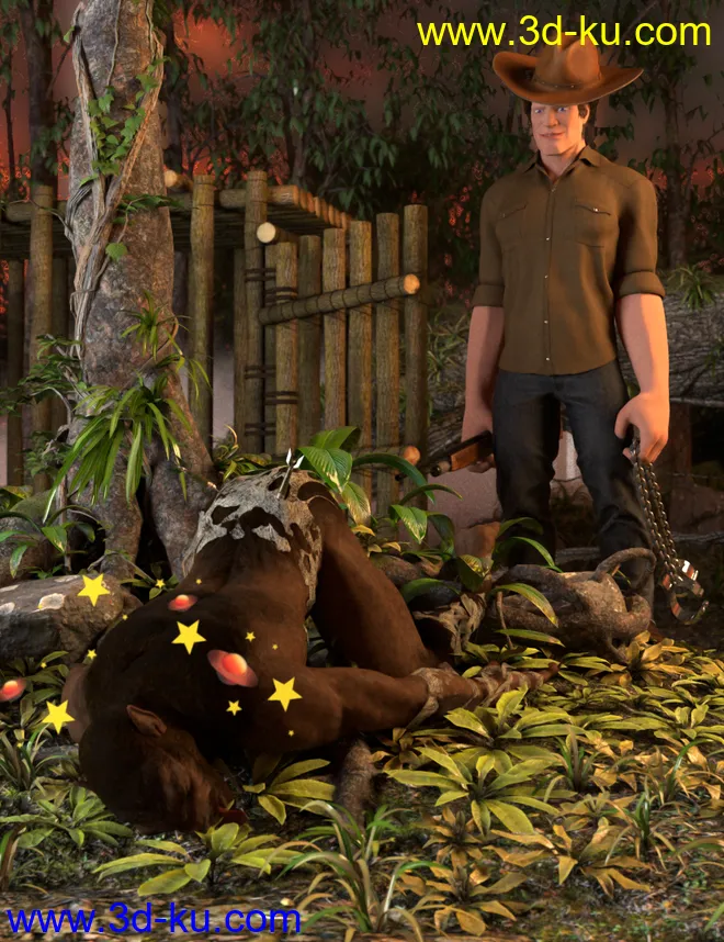 SY Knocked Out! 2 for Genesis 8模型的图片2