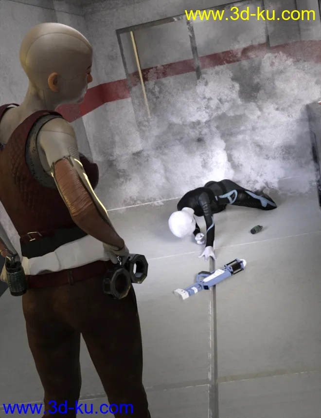 SY Knocked Out! 2 for Genesis 8模型的图片3