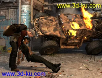 3D打印模型SY Knocked Out! 2 for Genesis 8的图片