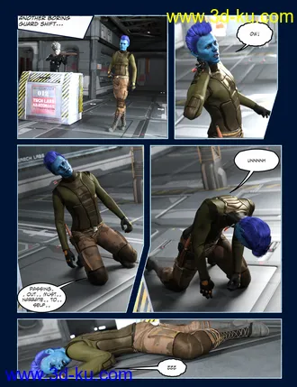 3D打印模型SY Knocked Out! 2 for Genesis 8的图片